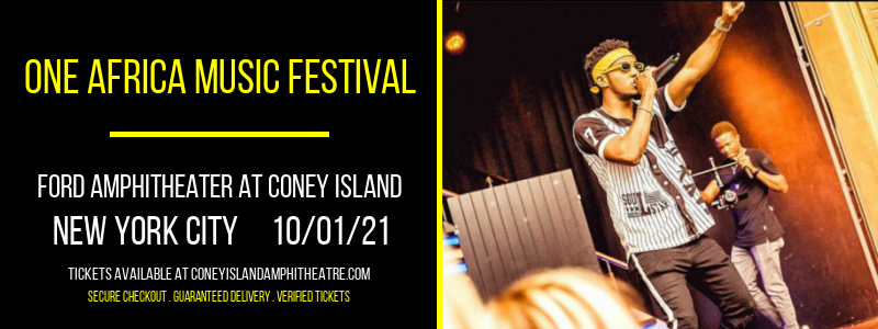 One Africa Music Festival at Ford Amphitheater at Coney Island tickets One Africa Music Festival at Ford Amphitheater at Coney Island