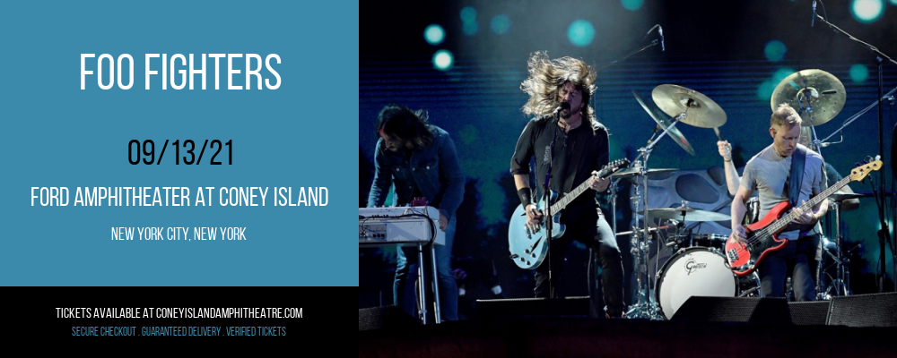 Foo Fighters at Ford Amphitheater at Coney Island tickets Foo Fighters at Ford Amphitheater at Coney Island