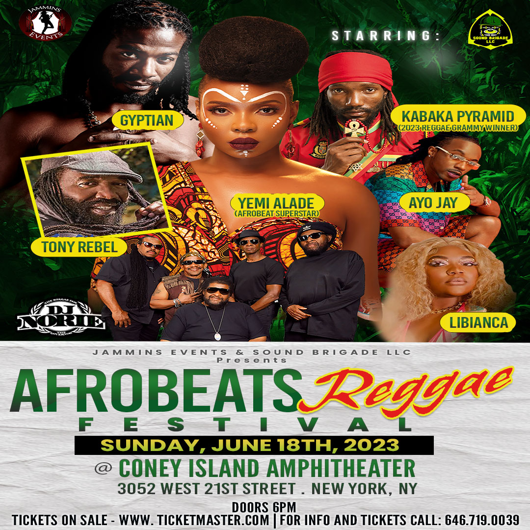 Afrobeats Reggae Festival at Ford Amphitheater at Coney Island
