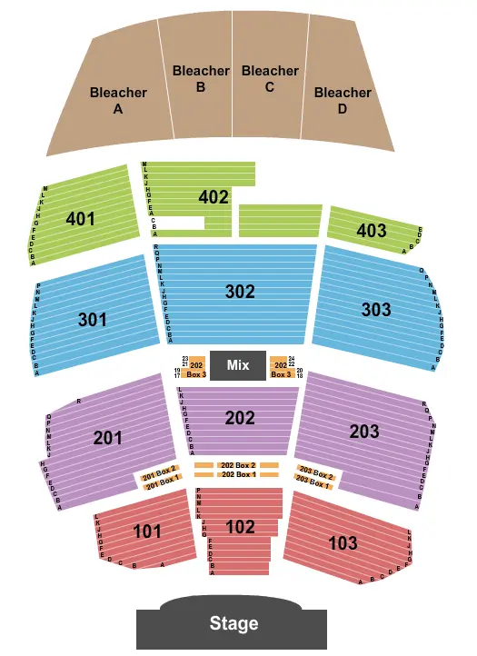 FORD AMPHITHEATER CONEY ISLAND SEATING CHART