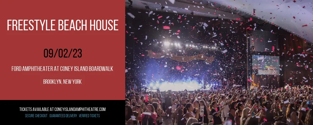 Freestyle Beach House at Ford Amphitheater at Coney Island Boardwalk